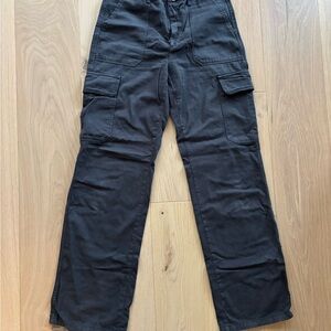 Zara Women’s Dark Gray Cargo Pants